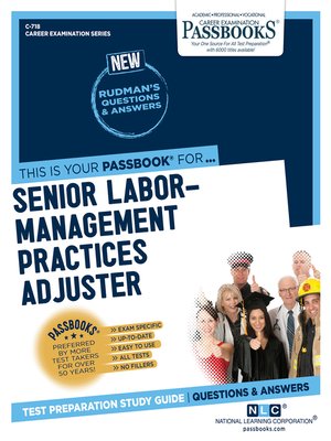 cover image of Senior Labor-Management Practices Adjuster